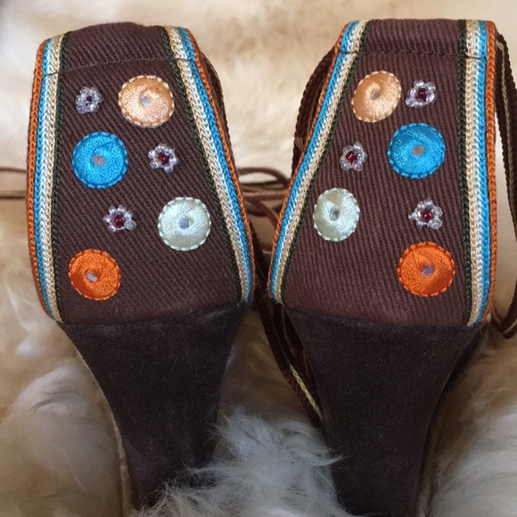 Via Spiga Embroidered wedge espadrille - Picture 7 of 8